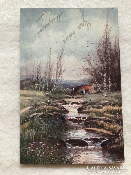 Antik hosszúcímzéses képeslap - 1905                 -7.