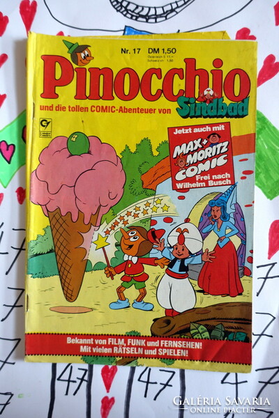 Pinocchio  /  Régi ÚJSÁGOK KÉPREGÉNYEK MAGAZINOK Ssz.:  25693