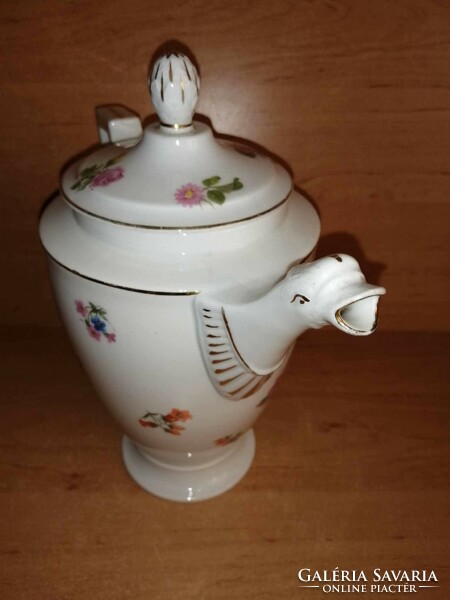 Haas & czjzek schlaggenwald porcelain jug, spout (31/d)