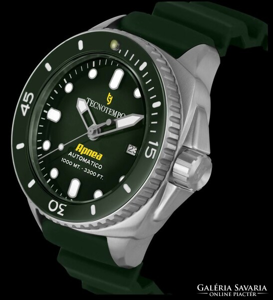 Tecnotempo professional diver apnea-1000 m wr-038/100 automatic watch