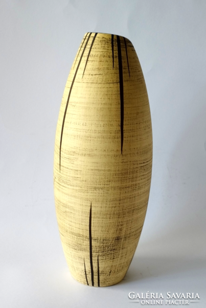 Mid century eckhardt & engler German ceramic fish mouth vase 1950s