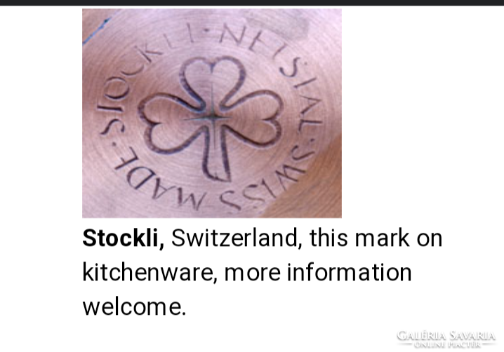Antik Svájci jelzett réz kovácsoltvas serpenyő. Alkudható.
