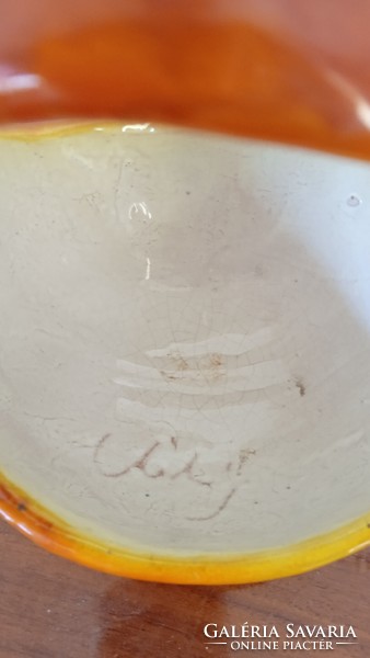 Beautiful, signed Mihály Béla ceramic bowl