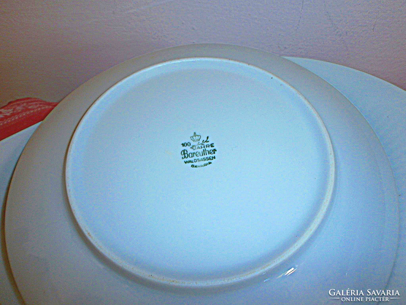 5 sütis porcelán tányér ovális kínálóval