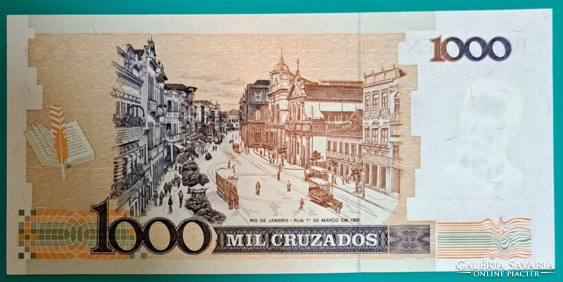 1988. Brazil 1000 cruzeiro unc (28)