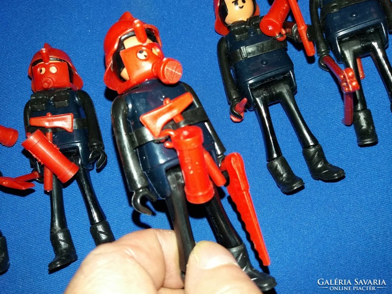 1970s w. Germany jean höffler big play figures firefighters complete complete set according to pictures