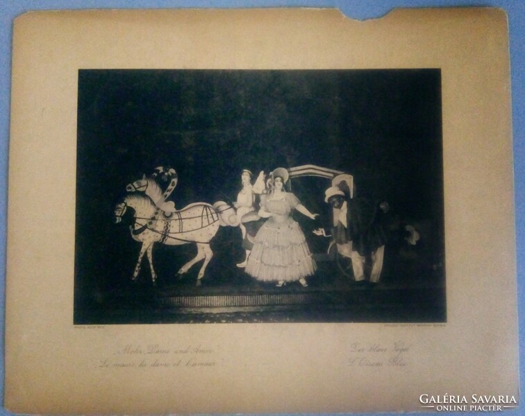 Rare suse byk original 'der blaue vogel' theater bauhaus photo berlin 1923