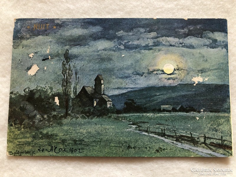 Antik hosszúcímzéses képeslap - 1902                 -7.