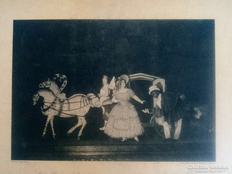 Rare suse byk original 'der blaue vogel' theater bauhaus photo berlin 1923