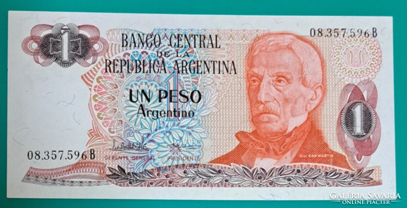 1984. Argentína 1 Peso UNC (28)