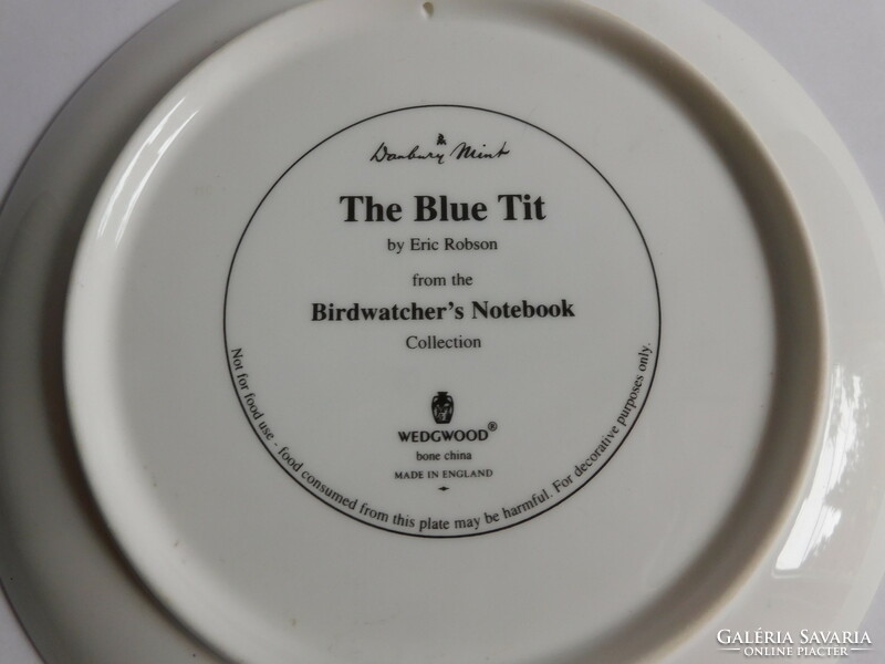 Wedgwood bird (blue tit) plate