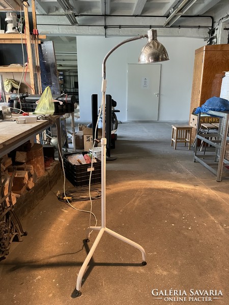 Old medical floor lamp