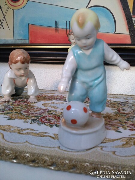 Zsolnay porcelain sinko children