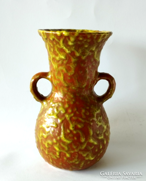Retro marked bere i.Iparvész ceramic amphora vase