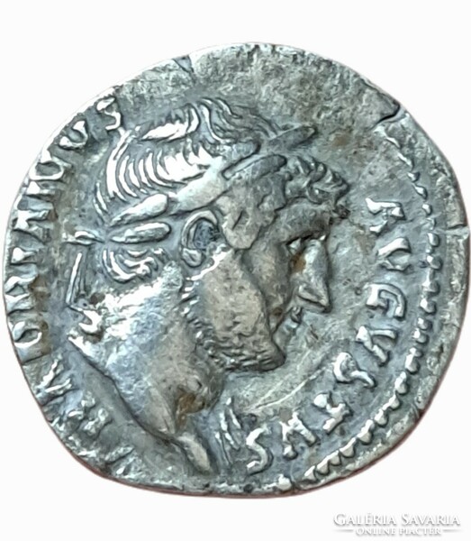 Hadrian (117-138) denarius Rome, victory cos iii, Roman Empire, extra, rare