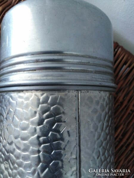 Aluminum thermos, from the 50s and 60s