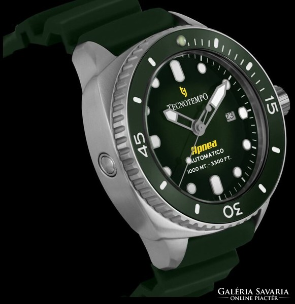 Tecnotempo professional diver apnea-1000 m wr-038/100 automatic watch