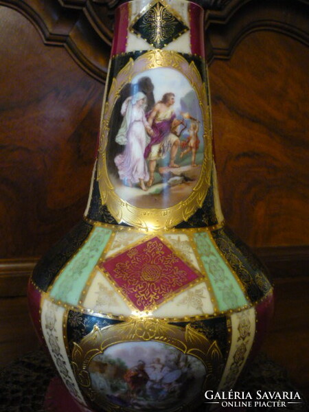 Alt wien porcelain vase, old, 24 cm. High 2108 23