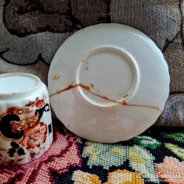 Copeland earthenware coffee cup - damaged