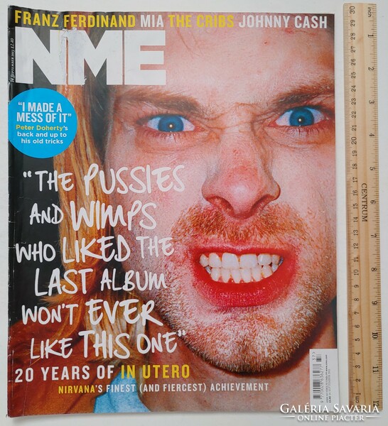 NME magazin 13/9/14 Nirvana Babyshambles William Earl Beal Lorde Bat For Lashes Lady Gaga