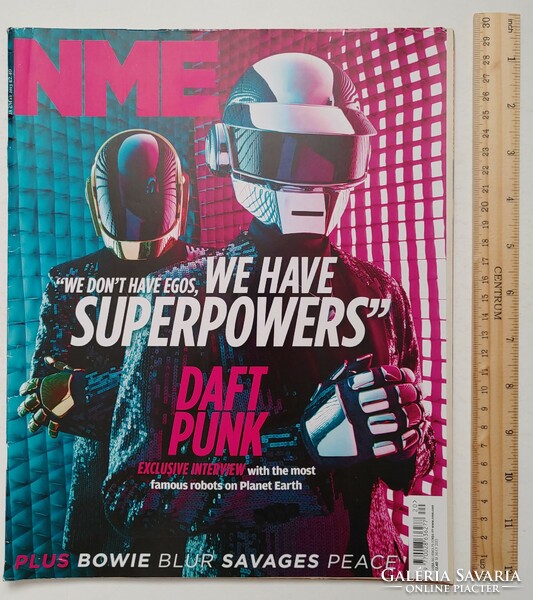 Nme magazine 13/5/18 daft punk johnny marr savages zooey deschanel peace noah and the whale