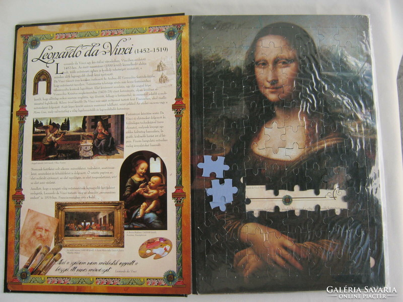 A legnagyobb mesterek puzzle könyv