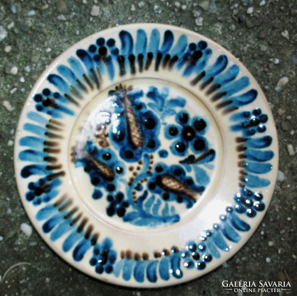 Sümeg patonai_glazed painted ceramic wall plates