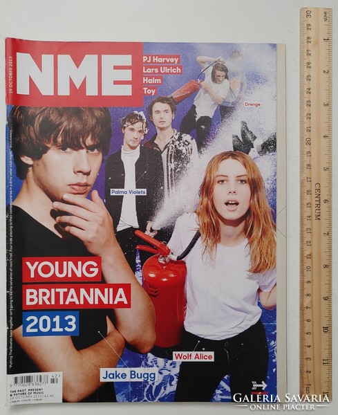 Nme magazine 13/10/19 jake bugg wolf alice palma violets pj harvey lars ulrich jay z elliott smith ho