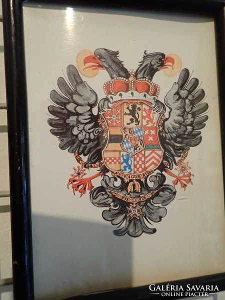 Coat of arms in frame