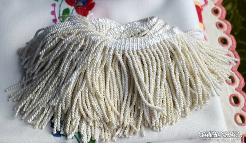 Cotton fringe 2.4 meters 6.5 cm wide knot curtain fringe