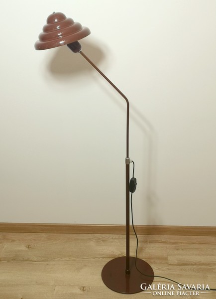 Retro floor lamp from the 70s (opteam) snail lamp