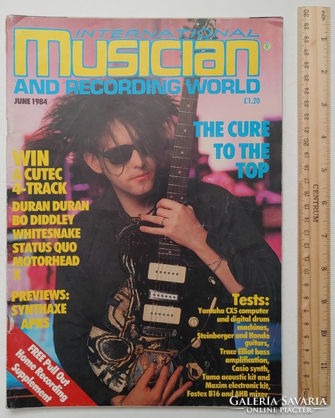 International musician magazine 84/6 the cure duran status quo motorhead bo diddley whitesnake x