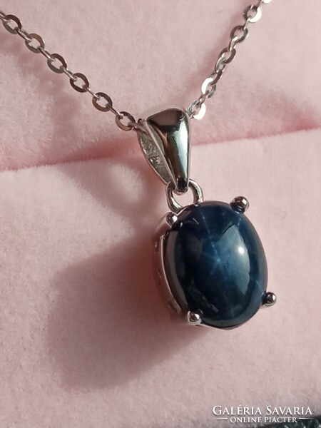 Star sapphire 925 silver pendant