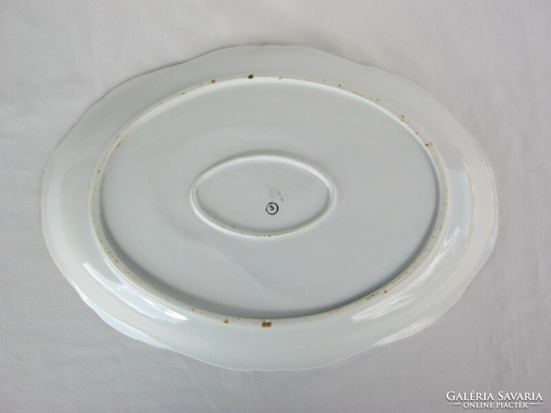 Zsolnay porcelain large steak serving bowl