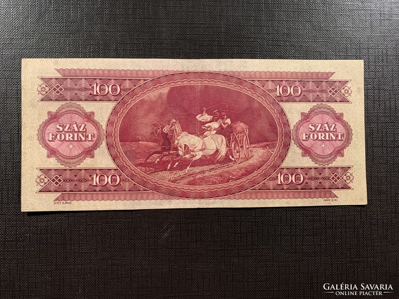 ***  ERŐS, ROPOGÓS Kossuth címeres 1947-es 100 forint ***