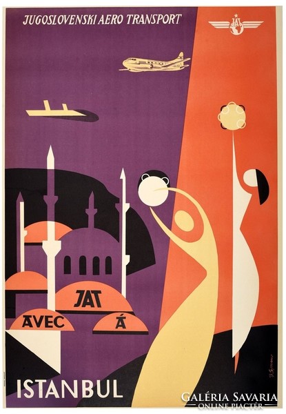 Turkey vintage travel advertising posters reprint istanbul izmir fair orient express