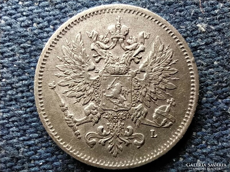 Finnország II. Miklós (1894-1917) .750 ezüst 25 penni 1909 L (id55312)