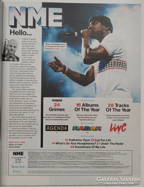 NME magazin 15/12/4 Coldplay Grimes Spring King Josh Widdicombe Adele