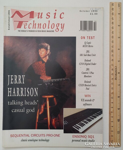 Music Technology magazin 90/10 Jerry Harrison (Talking Heads) Jeff Rona