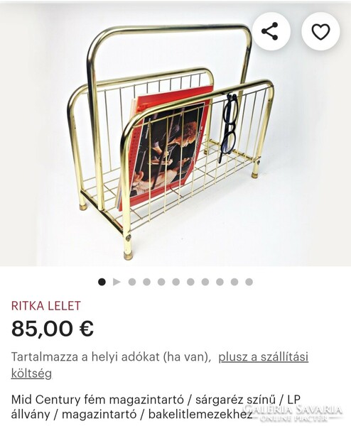 Art-deco Italian newspaper rack negotiable