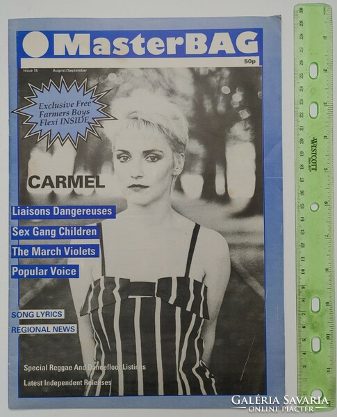 MasterBag magazin 82/8+9 Carmel Farmer Boys flexi Sex Gang Children March Violets