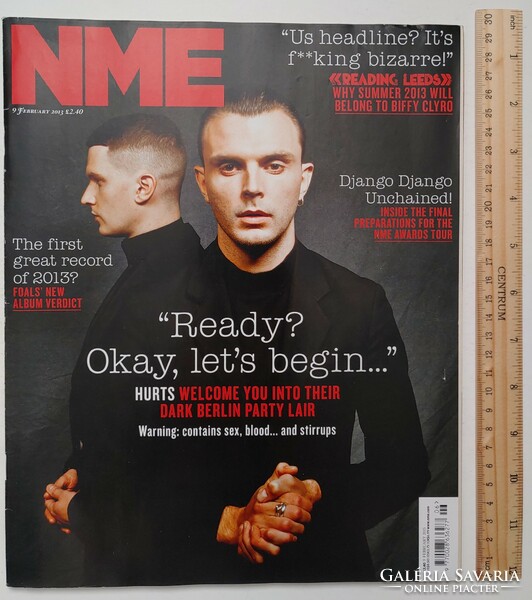 NME magazin 13/2/9 Hurts Iceage Stevie Nicks Biffy Clyro My Bloody Valentine Girls Name Foals