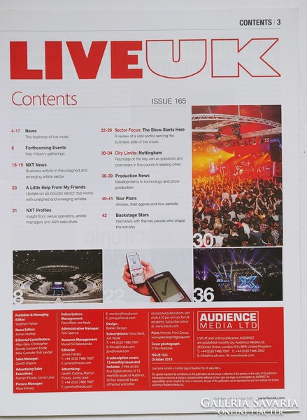 Live UK magazin 13/10 Depeche Mode Dave Gahan Roger Waters Roger Daltrey Heritage Orchestra