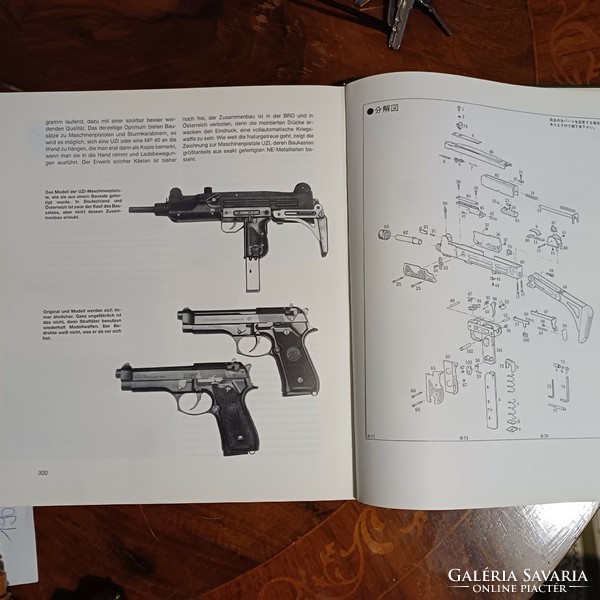 9 mm parabellum Waffe und patrone,nèmet nyelvű militaria lőfegyver könyv.