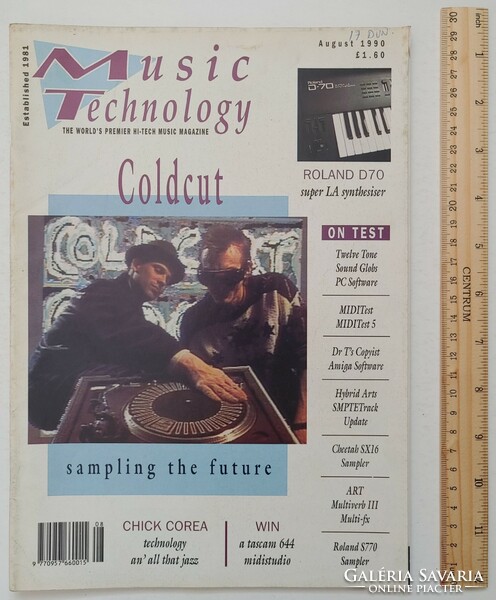 Music technology magazine 90/8 coldcut chick corea