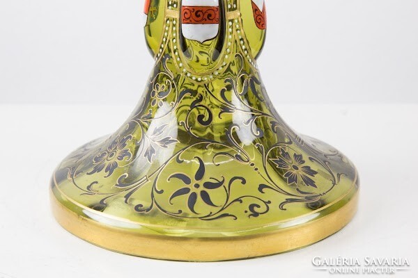 Huge Bohemian glass goblet 1880k, 31cm - 50250