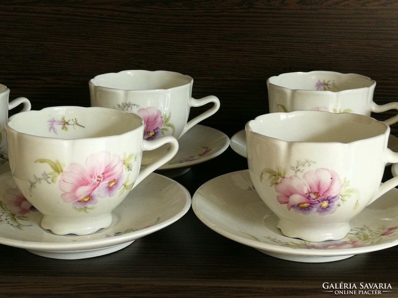 Hand-painted elegant coffee set!