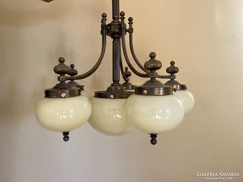 Used, good condition, wiener nostalgia chandelier + 2 wall arms for sale