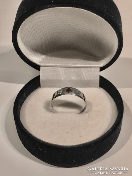 Gyönyörű ANTIK Köves ezüst gyűrű 56-os méretben! Személyesen MOM Parknál, vagy utalás után postai út