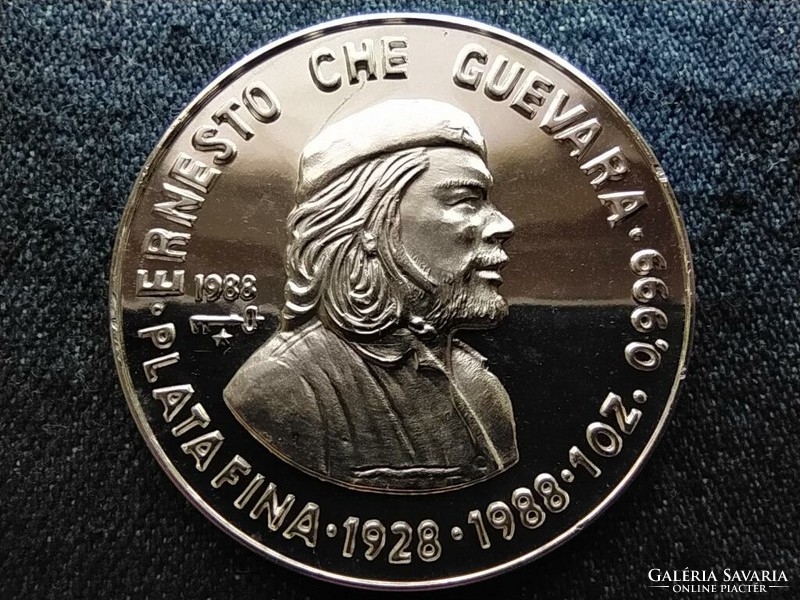 Kuba Ernesto (Che) Guevara .999 ezüst 10 Pezó 1988 PP (id64773)